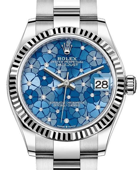 floral motif rolex